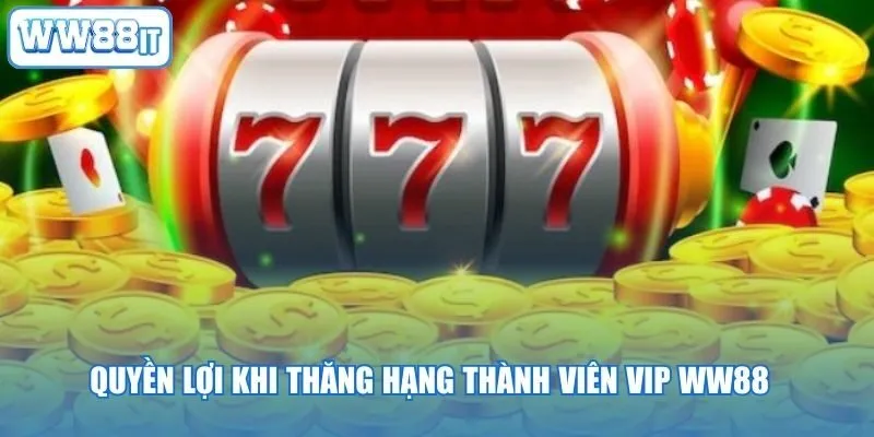 Quyền lợi khi thăng hạng thành viên VIP WW88