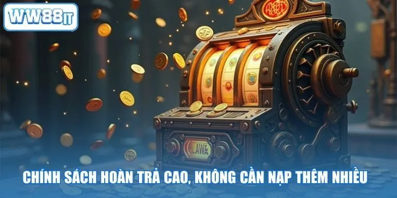 Chính sách hoàn trả cao, không cần nạp thêm nhiều